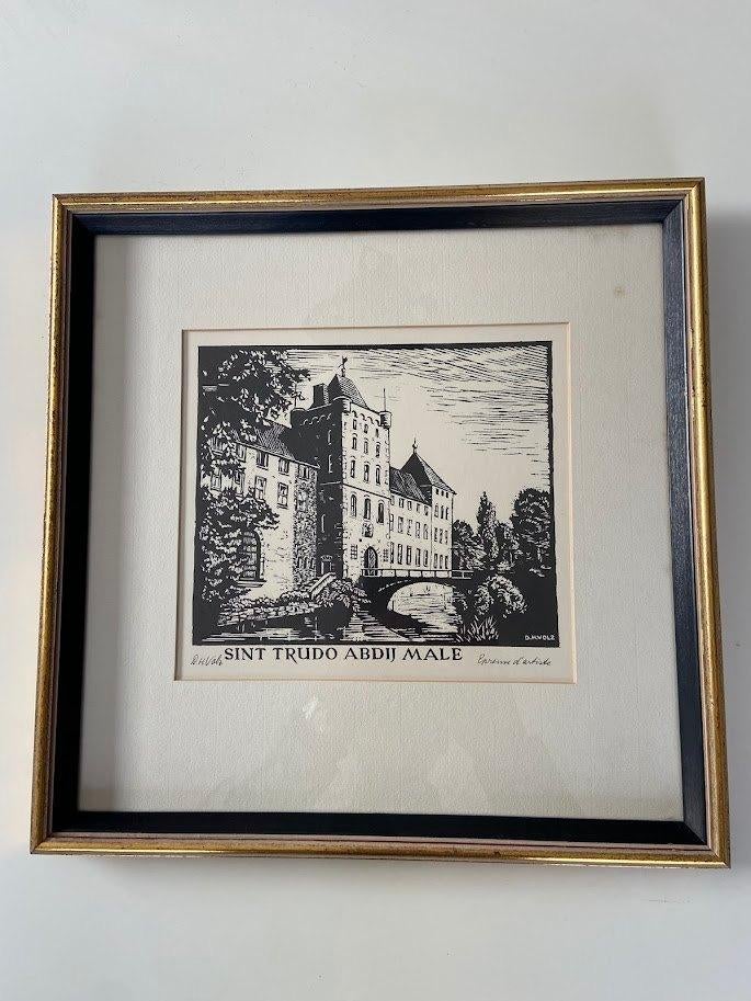 "EPREUVE D'ARTISTE" ets van DIETRICH HEINRICH VOLZ, Eau-forte, Architecture, 1900 - 1949, Enlèvement