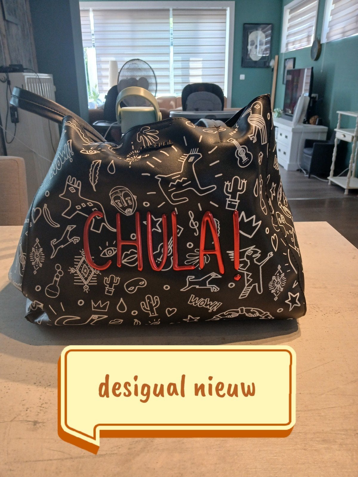 Shopper desigual nouveau, Enlèvement ou Envoi, Neuf, Noir, Shopper