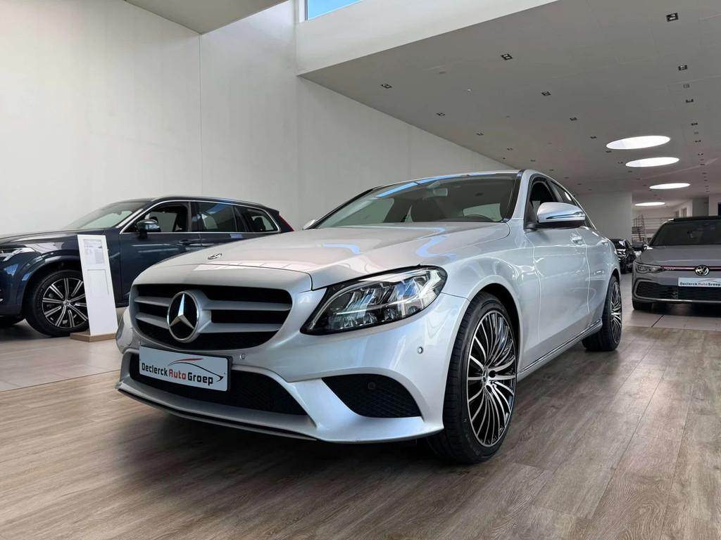 Mercedes-Benz C-CLASS 180 BENZINE*TREKHAAK*CAMERA*SLECHTS 79, Autos, Achat, 156 ch, 1535 kg, Noir