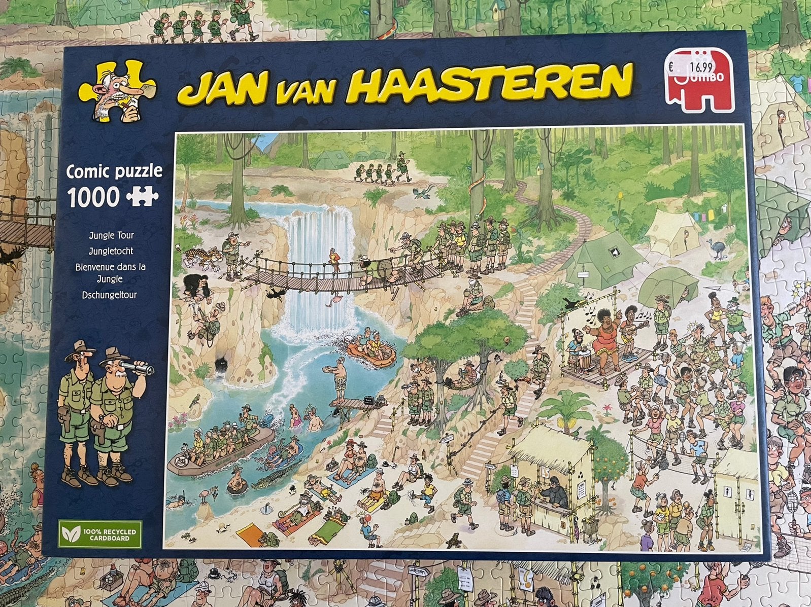 Puzzel Jan Van Haasteren - Jungletocht, Ophalen, Zo goed als nieuw