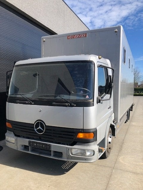 MB Atego Paardenvrachtwagen, Dieren en Toebehoren, Ophalen, Gebruikt, Aluminium, 3-paards trailer