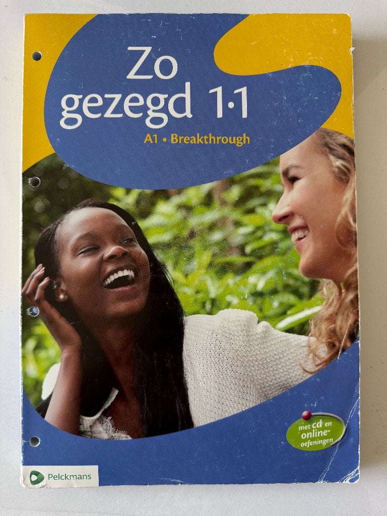 Zo Gezegd 1.1 + Oefening Boek, Enlèvement