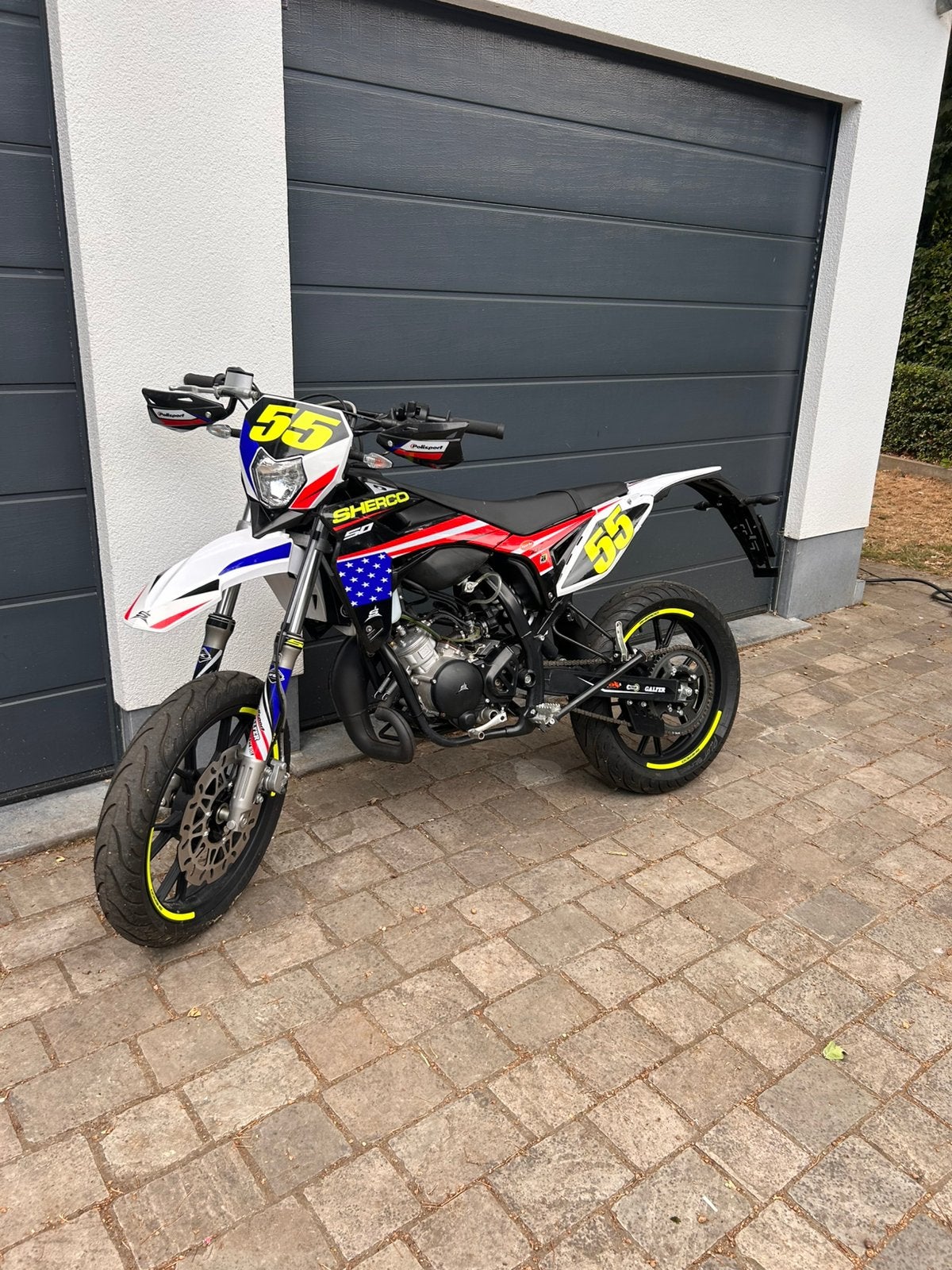 Sherco SM 50 cc, Fietsen en Brommers, Brommers | Derbi, Ophalen, Zo goed als nieuw, 50 cc