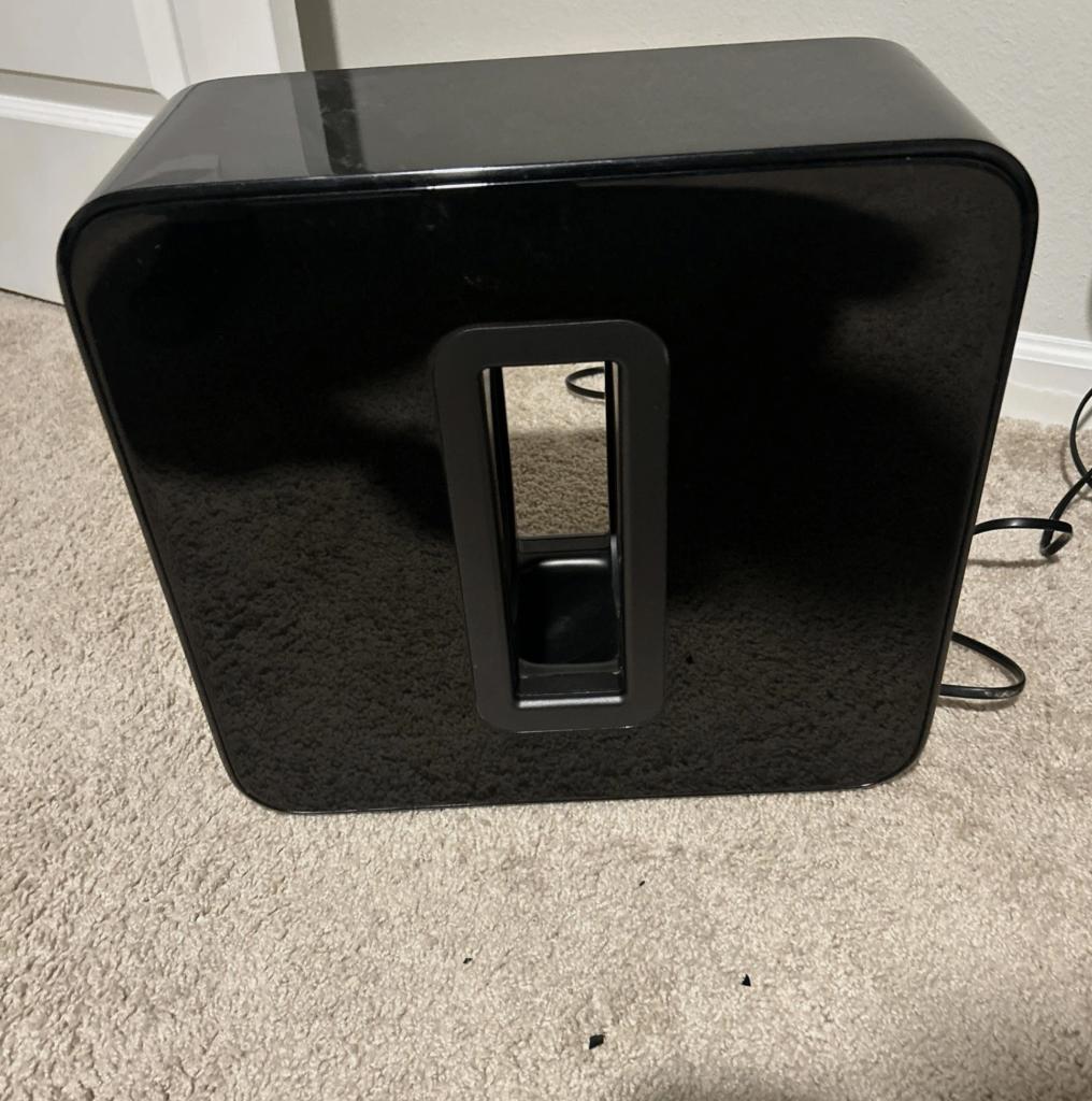 Sonos Sub Gen 2 noir, TV, Hi-fi & Vidéo, Sorento, 60 à 120 watts, Comme neuf, Subwoofer