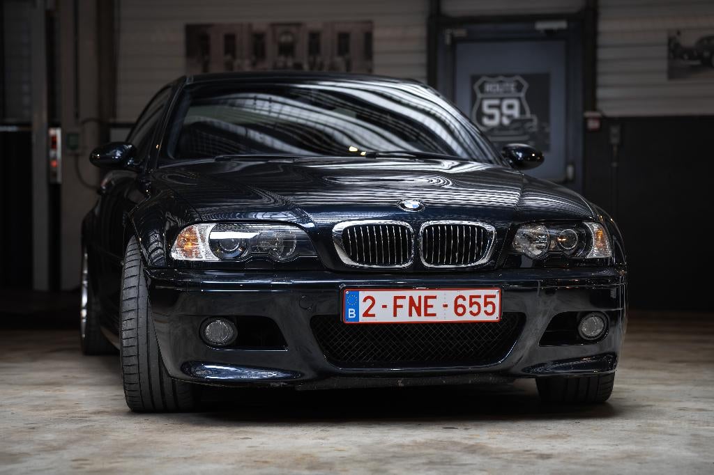 BMW M3 E46*Handgeschakelde transmissie*, 4 zetels, Achterwielaandrijving, Zwart, Zwart