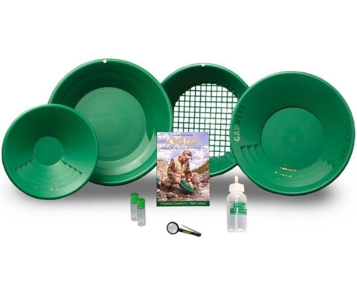 Garrett Goudpannenset Deluxe voor metaaldetecten