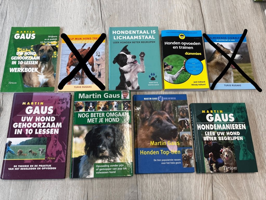 Hondenboek - pakket van 7 boeken, Boeken, Honden, Ophalen of Verzenden, Zo goed als nieuw, Martin Gaus