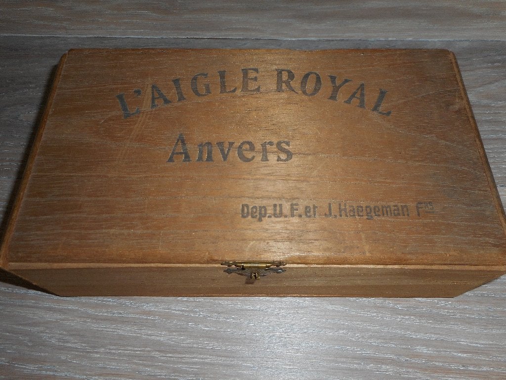 oude houten doos, Antiek en Kunst, Curiosa en Brocante, Ophalen of Verzenden