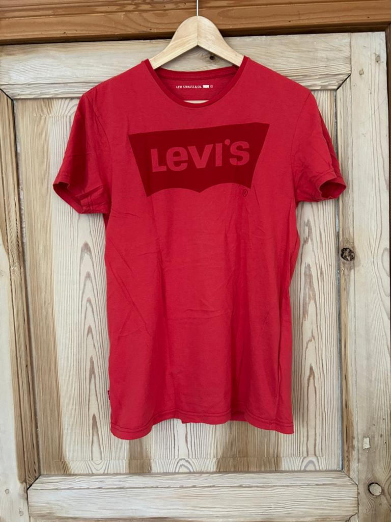 T-shirts Levi's pour hommes taille S, Envoi, Comme neuf, Taille 46 (S) ou plus petite, Rouge