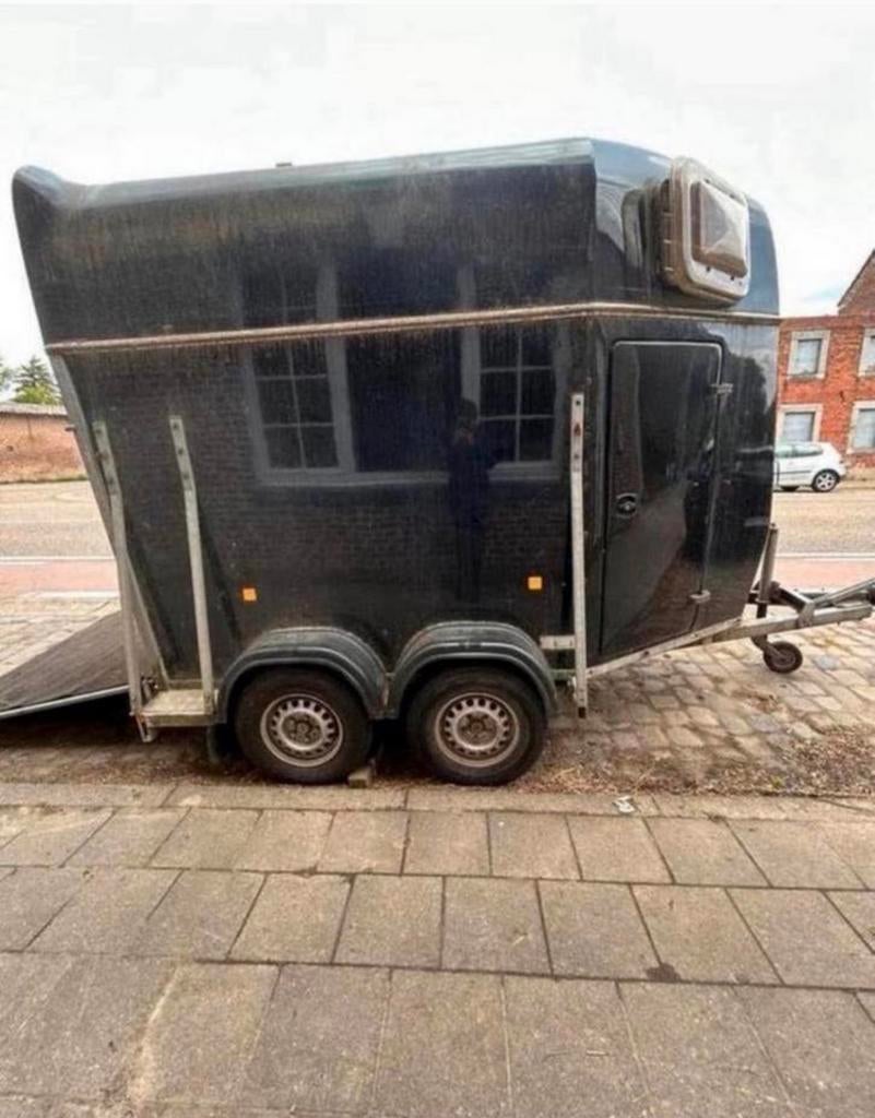 Paarden trailer te huur, Ophalen, Zo goed als nieuw