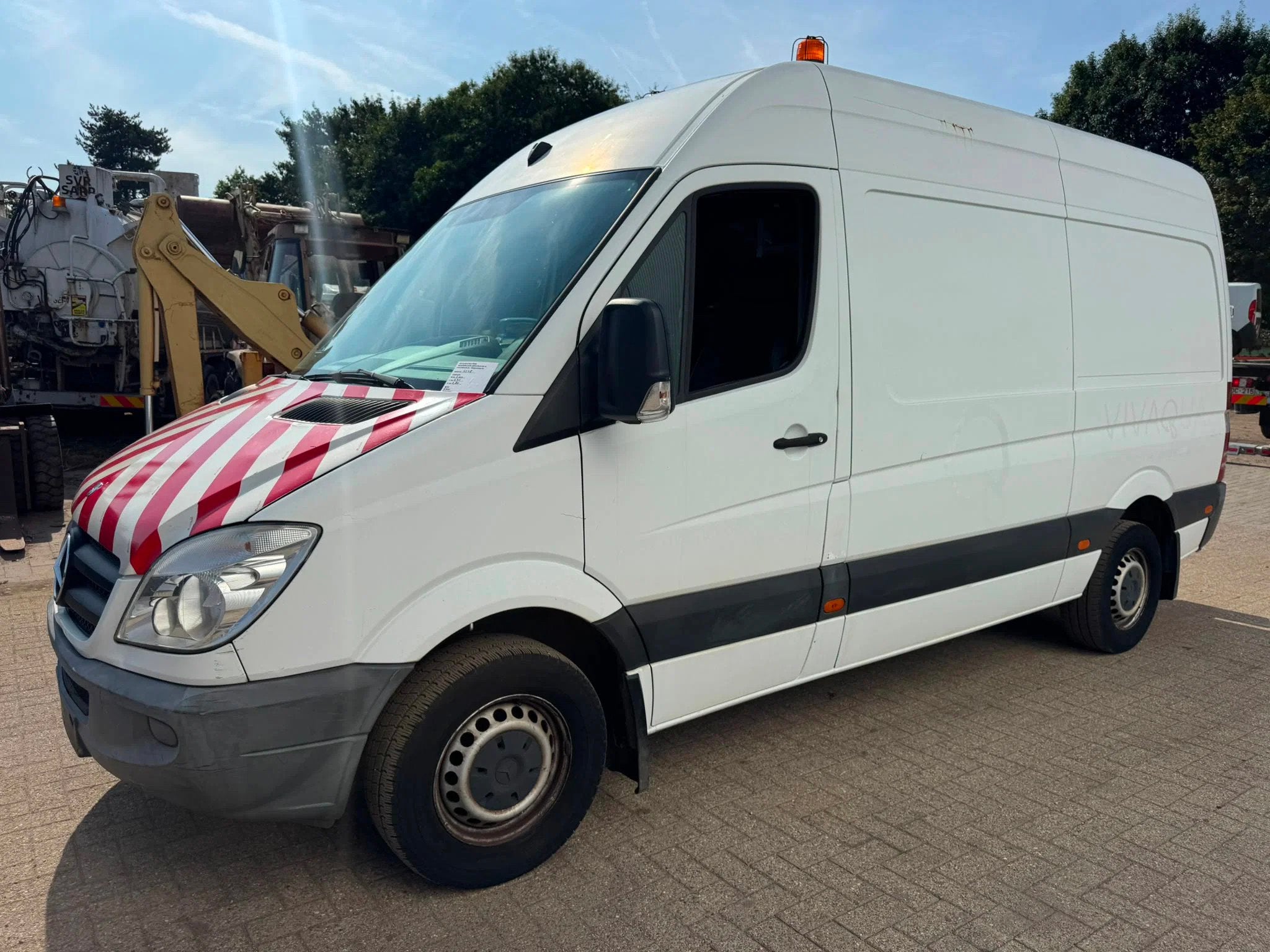 Mercedes-Benz Sprinter 313 *EURO5-BELGIAN ORIGINE*, Auto's, Bestelwagens en Lichte vracht, Gebruikt, Wit, 129 pk, 2143 cc