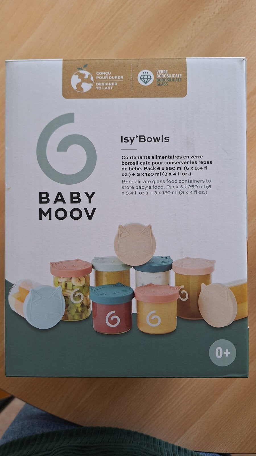 Babymoov potjes Borocaatglas 5 + 3, Ophalen, Zo goed als nieuw, Overige typen