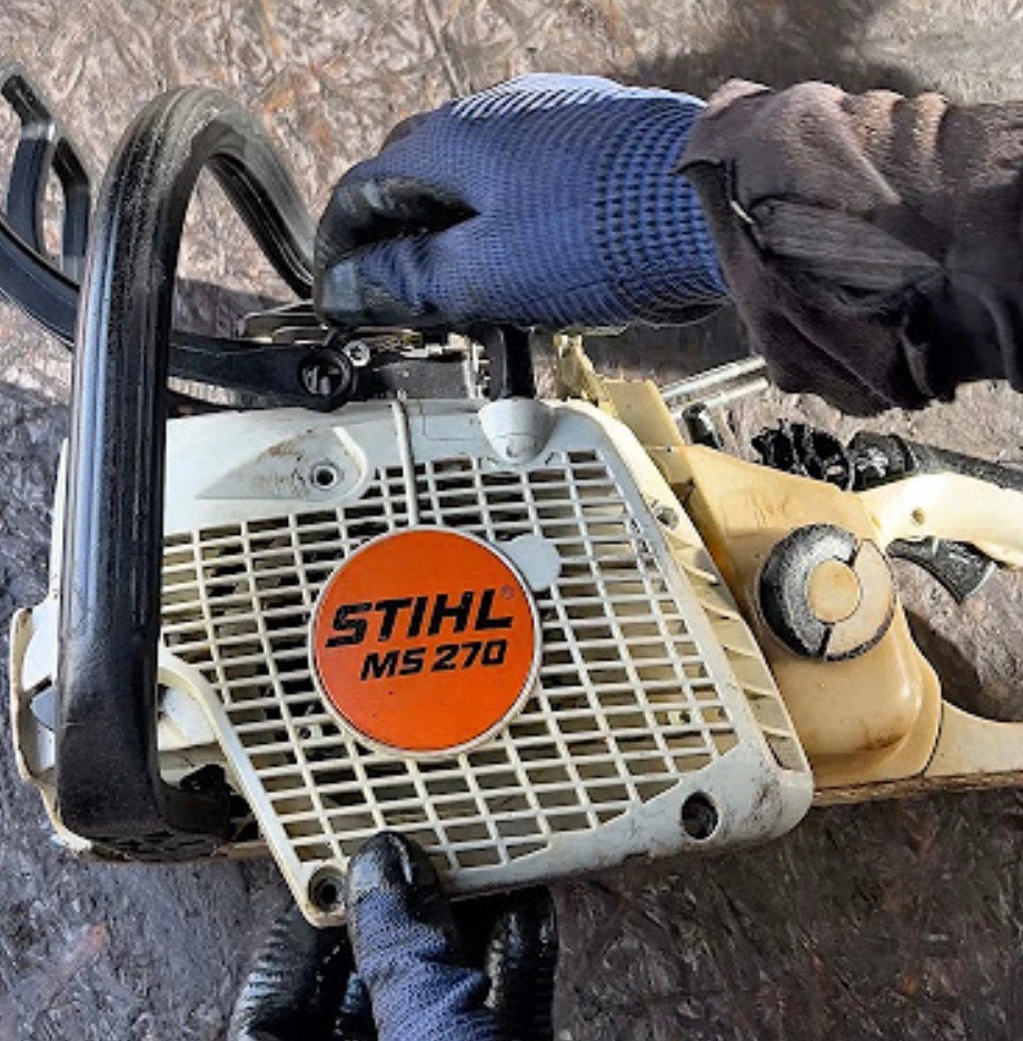 Stihl MS270 of MS280, Ophalen, Gebruikt