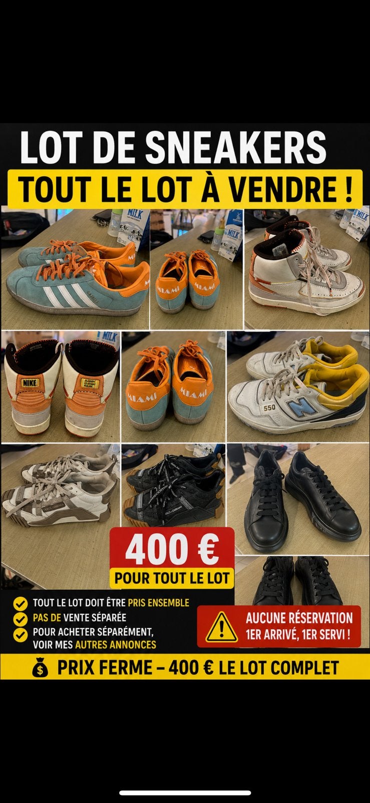 Lot de chaussures hommes, Animaux & Accessoires, Reptiles & Amphibiens | Accessoires, Comme neuf, Enlèvement
