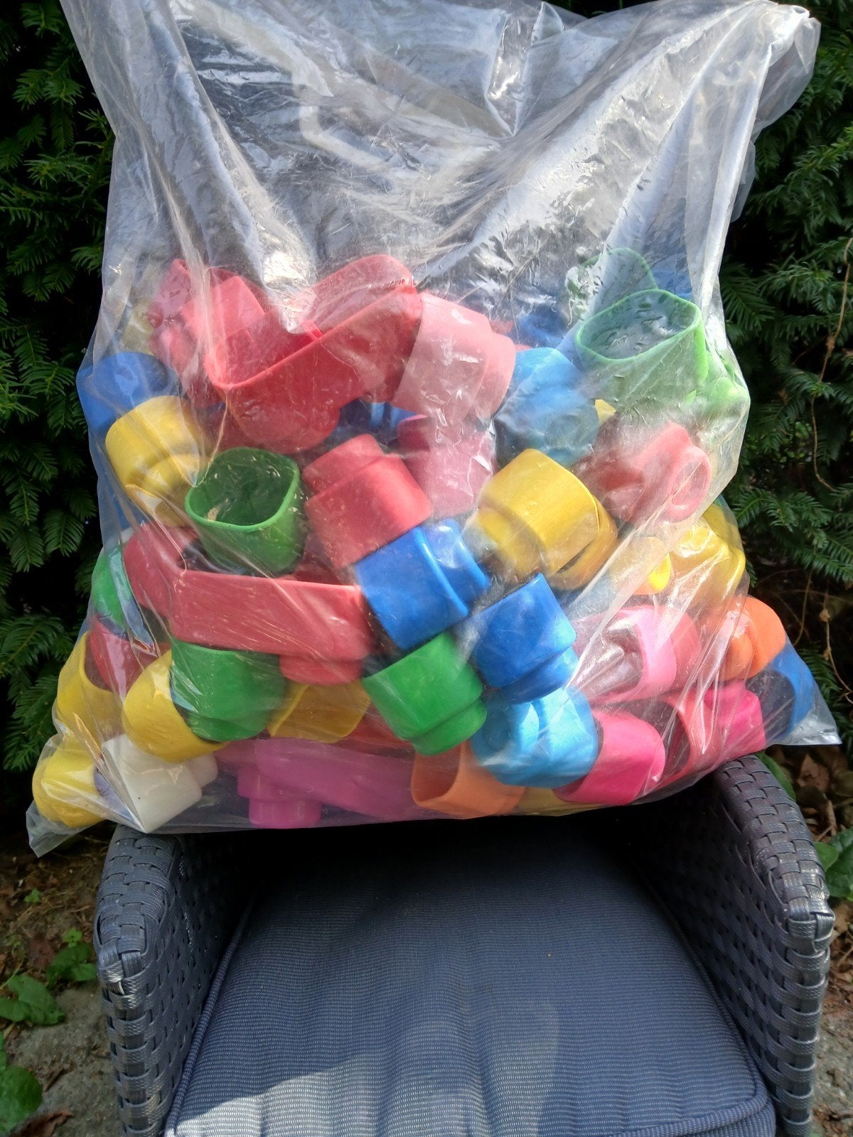 Kleurrijke Mega bloks (soft) 100stuks, Ophalen