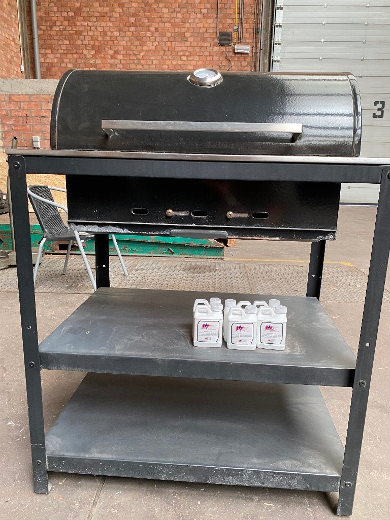 Barbecue au charbon, Enlèvement, Utilisé, Zie foto