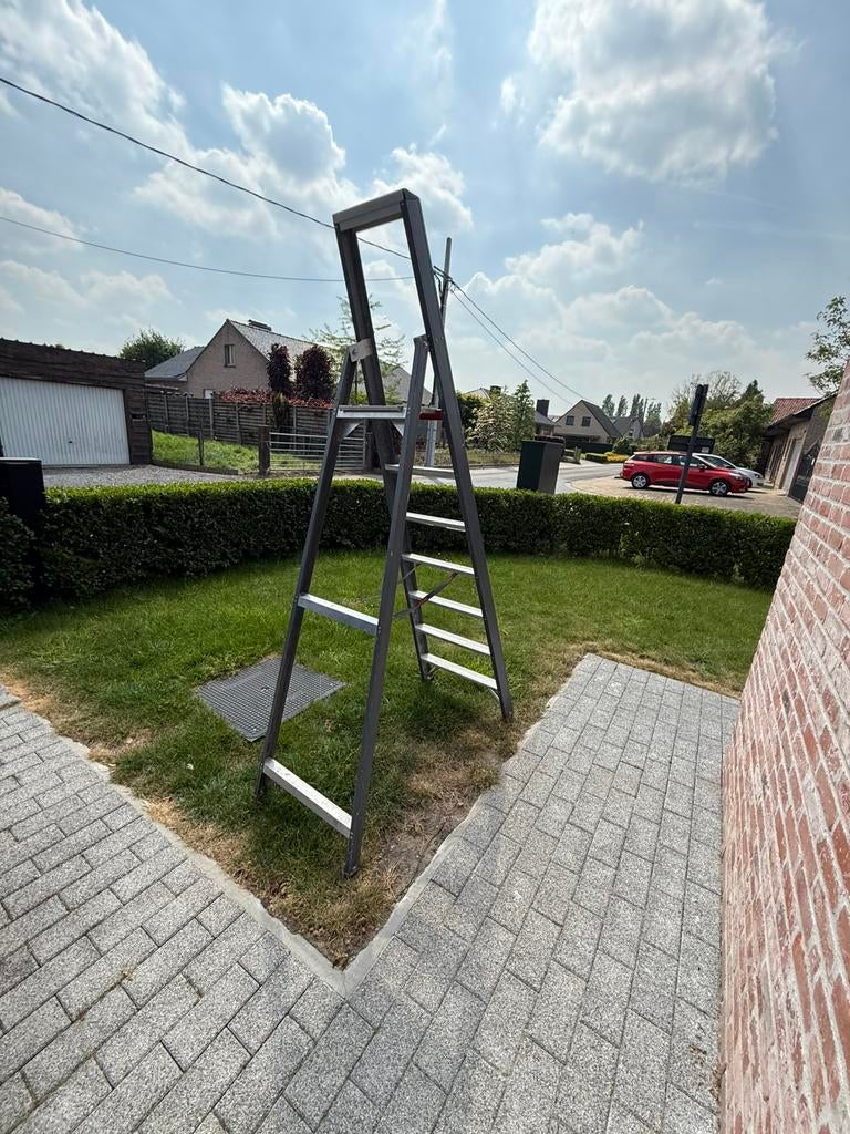 Altrex enkele trapladder Falco 7 treden, Doe-het-zelf en Bouw, Ophalen, Gebruikt