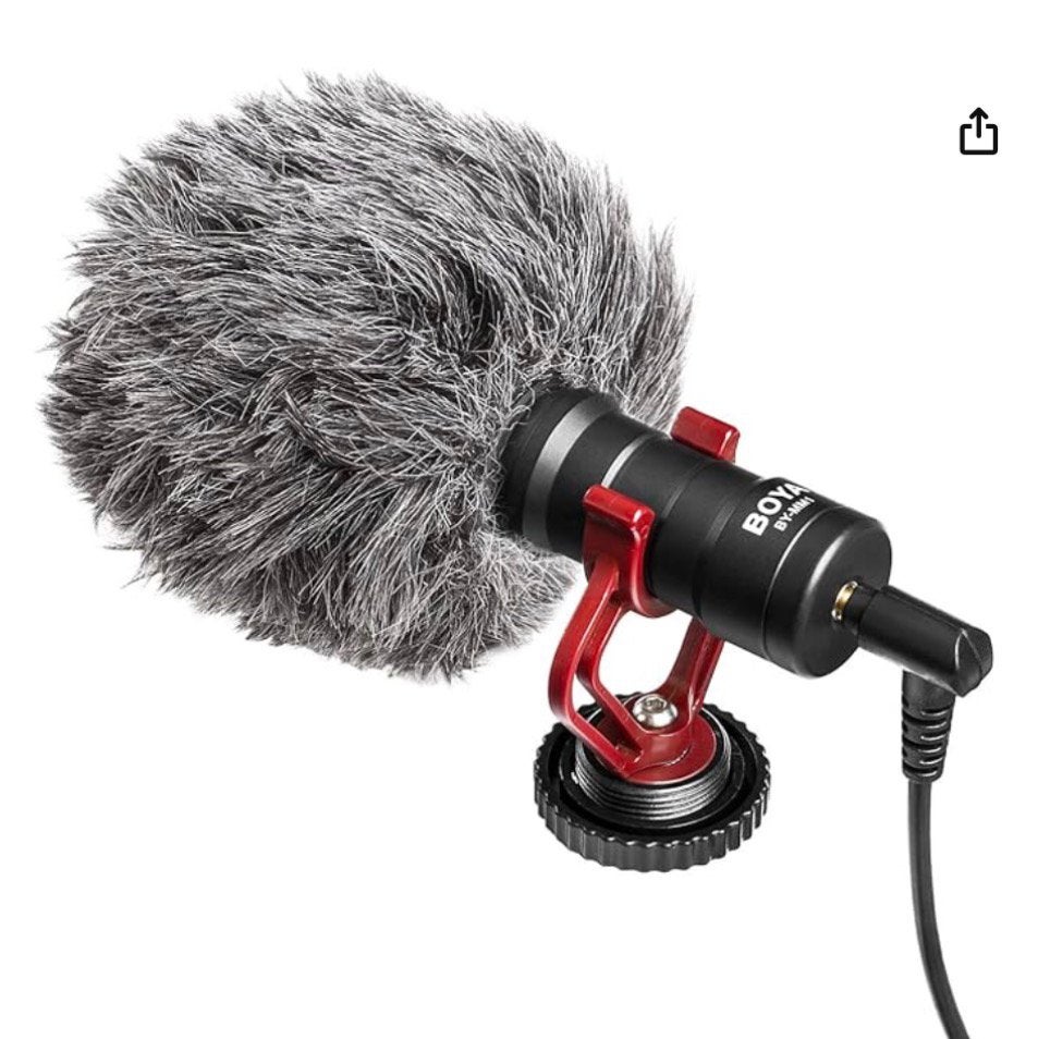 Boya by-mm1 richtmicrofoon, Audio, Tv en Foto, Versterkers en Ontvangers, Ophalen of Verzenden, Nieuw, Stereo, Overige merken