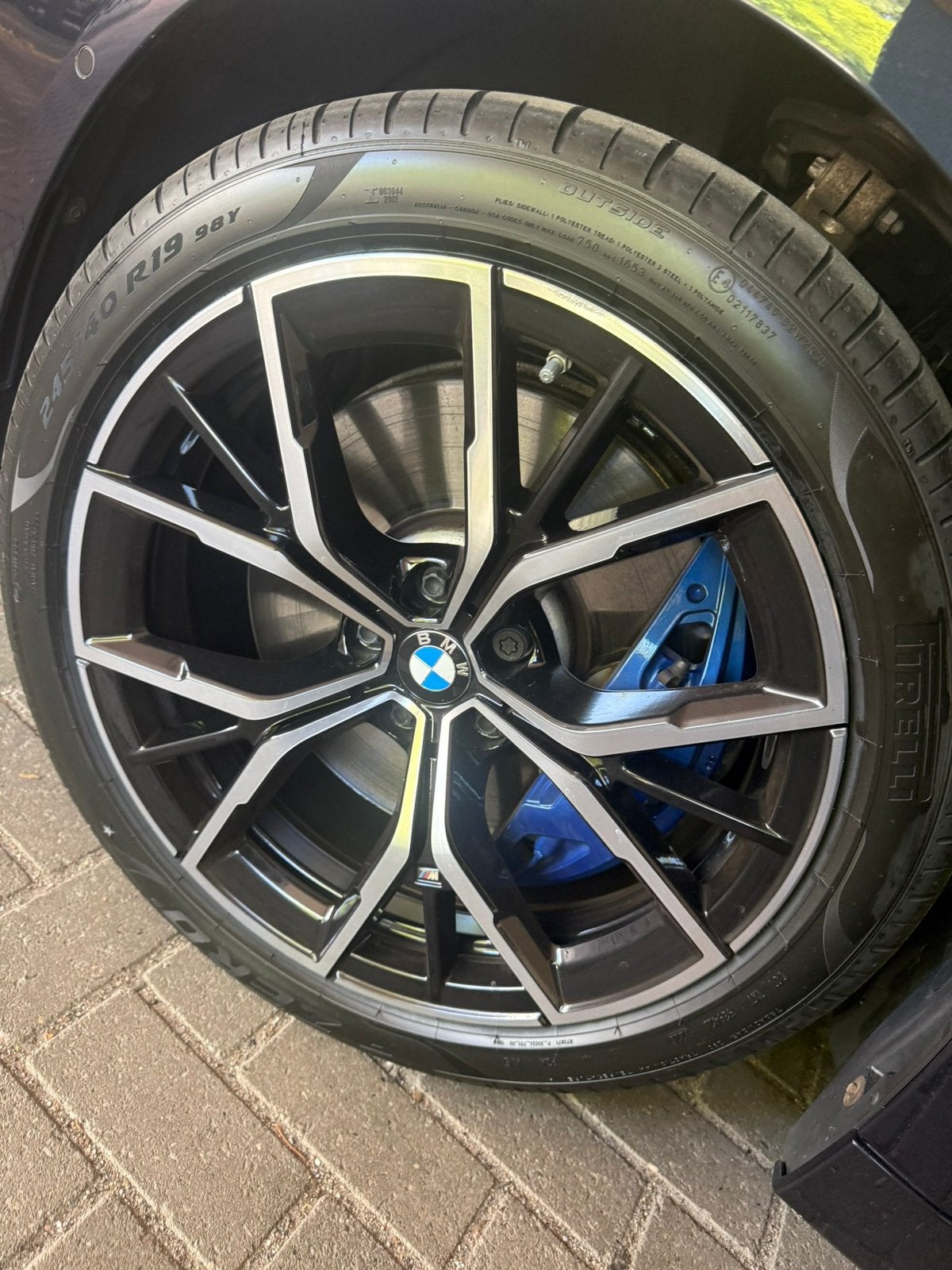 Orig 19 BMW 5 Serie 845M Styling Velgen Zomerset Nieuw TPMS, 245 mm, Banden en Velgen, Nieuw, Personenwagen