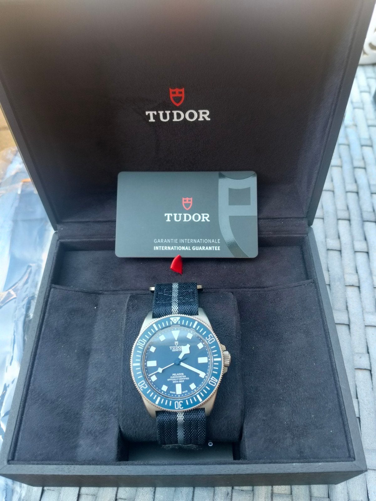 Tudor Pelagos FXD (2022) – Full Set –, Montre-bracelet, Comme neuf, Enlèvement, Autres matériaux