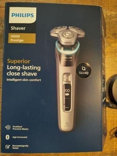 PHILIPS Shaver i9000 Prestige Wet&Dry XP9204/10 Zilver, Elektronische apparatuur, Ophalen of Verzenden, Zo goed als nieuw, Scheren en Epileren