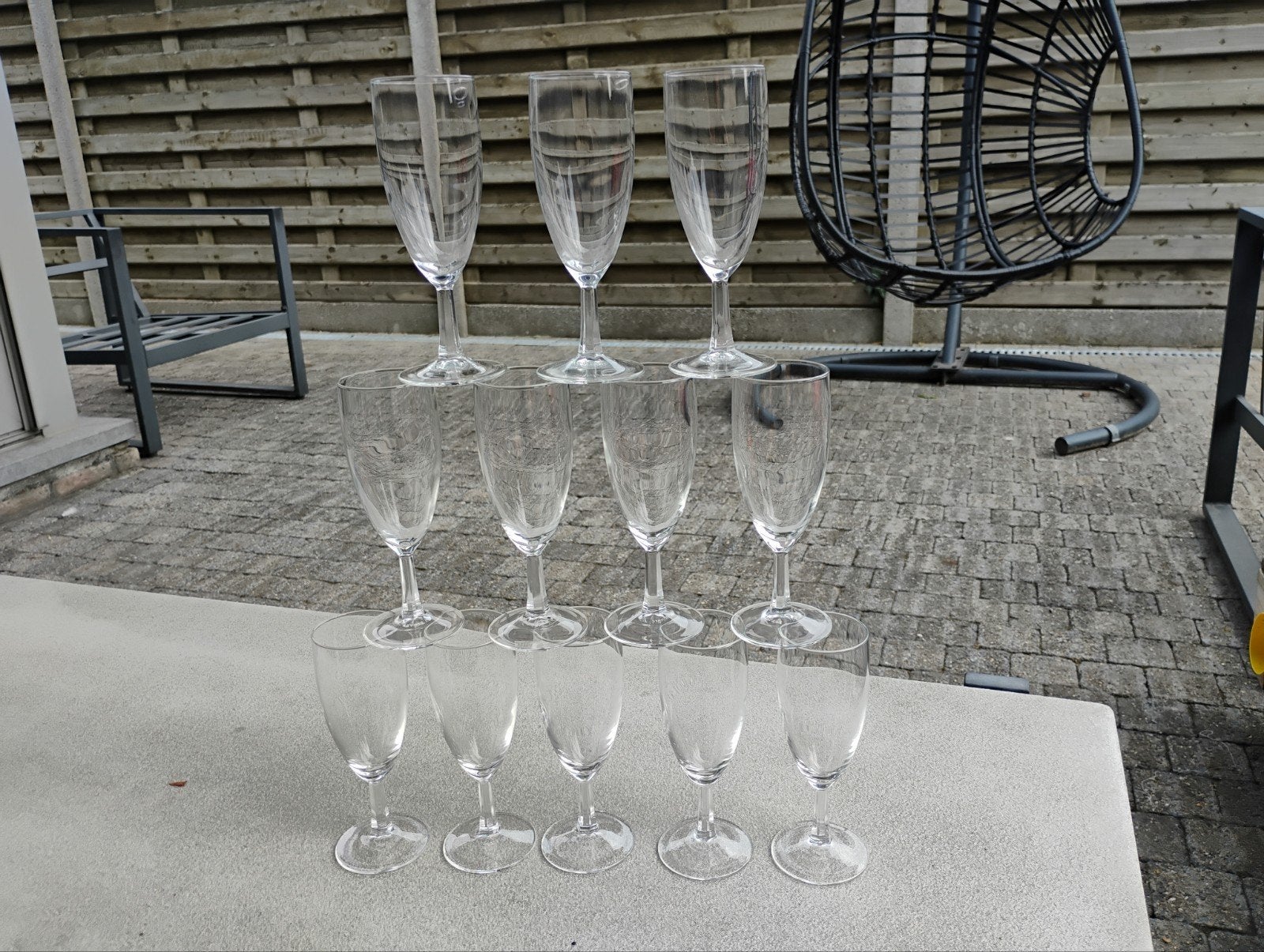 12 verres à cava, Enlèvement, Comme neuf, Autres types