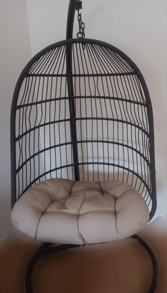 Oeuf suspendu balancelle, Enlèvement, Métal