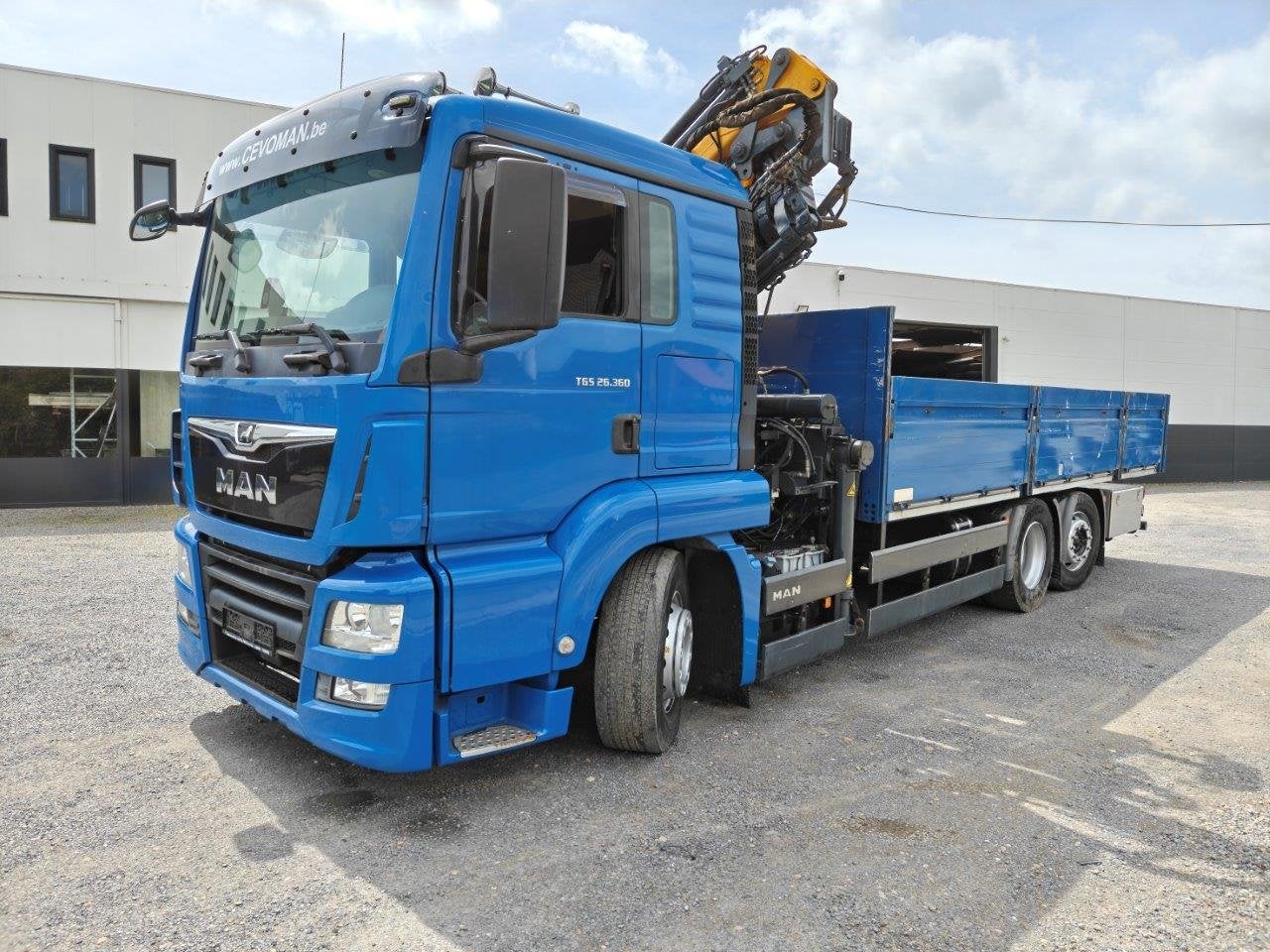 MAN TGS 26.360 Kraanwagen Copma 210 + JIB (bj 2017), Automaat, Blauw, MAN, Bedrijf