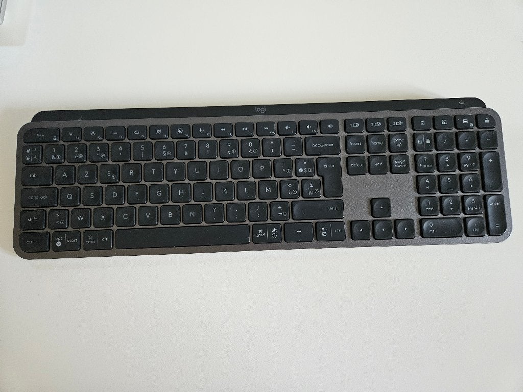 Clavier Logitec MX Azerty, Informatique & Logiciels, Pavé numérique, Logitech G, Azerty, Enlèvement