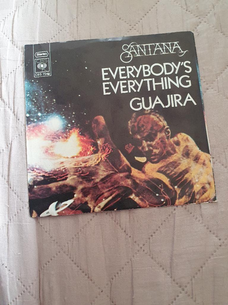 S - Santana – Everybody's Everything / Guajira - 1971, Cd's en Dvd's, Vinyl Singles, Latin en Salsa, 7 inch, Single, Ophalen of Verzenden