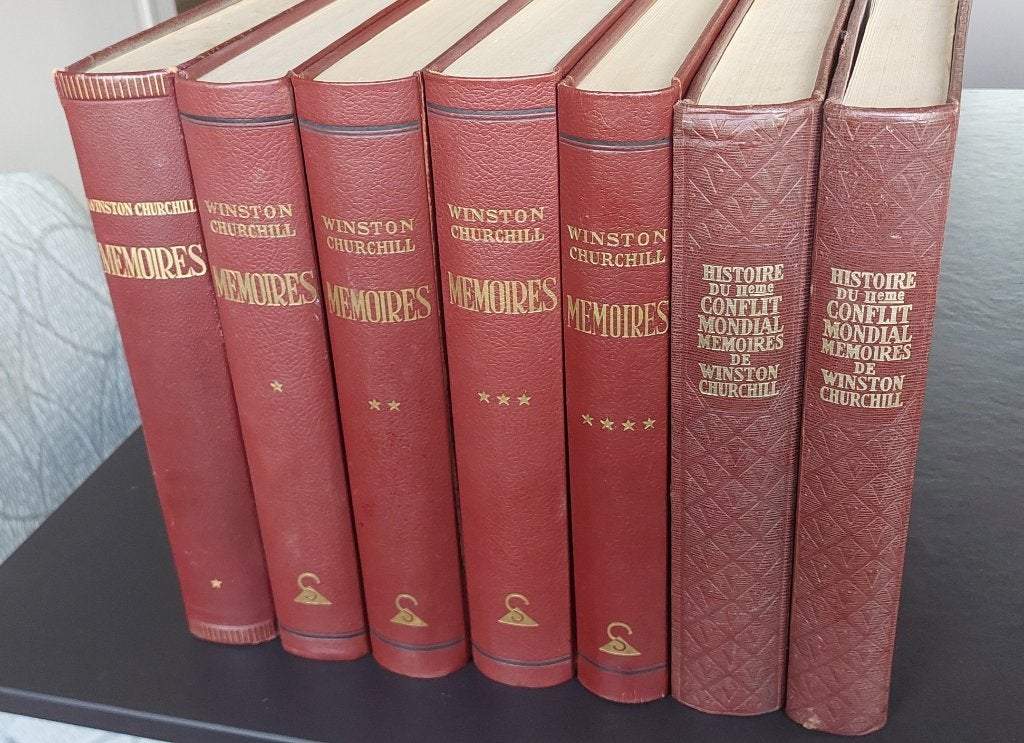 7 volumes mémoires Churchill, Livres, Enlèvement