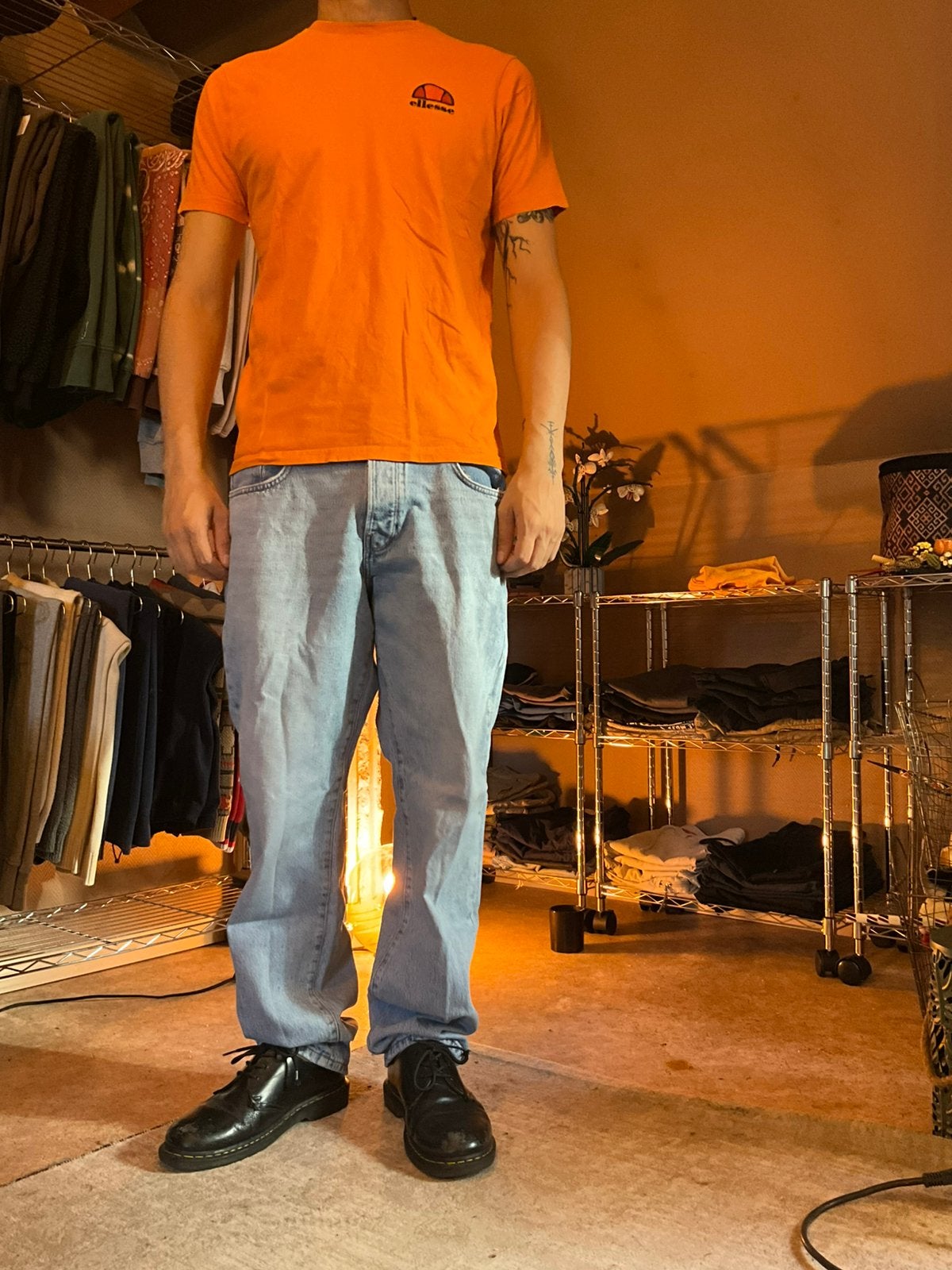 Ellesse t-shirt, Kleding | Heren, T-shirts, Ophalen of Verzenden, Zo goed als nieuw, Maat 52/54 (L), Oranje