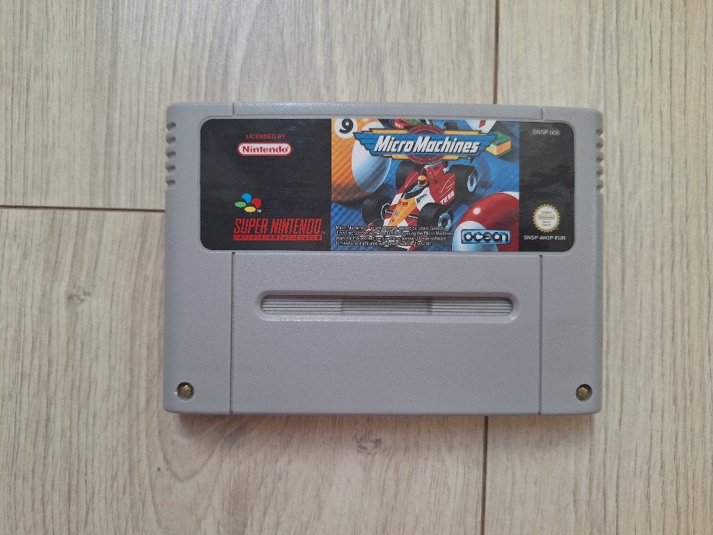 Micromachines pour Super Nintendo (SNES), Consoles de jeu & Jeux vidéo, Enlèvement ou Envoi, 2 joueurs, Comme neuf, Course et Pilotage