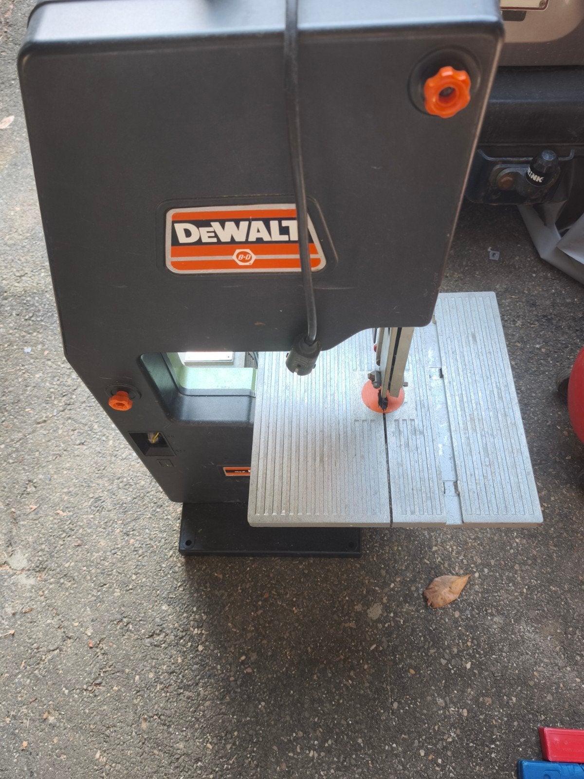 Scie a ruban Dewalt 1310, Ophalen, Gebruikt