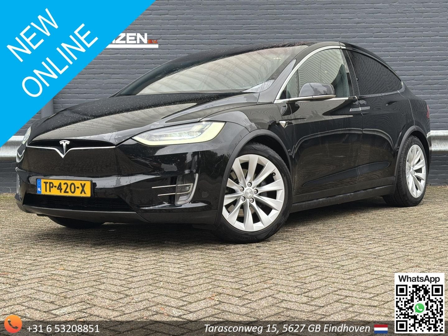 Tesla Model X 75D Base | € 18.200,- NETTO! |, Autos, Model X, Achat, Entreprise, 417 km