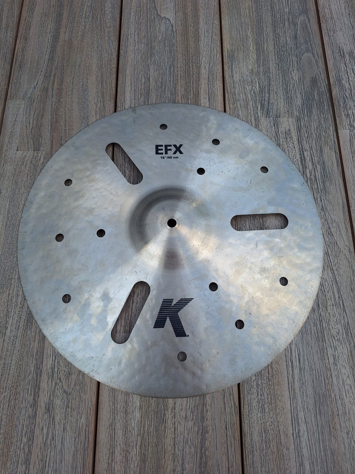Zildjian 18" K EFX crash, Muziek en Instrumenten, Ophalen, Zo goed als nieuw, Overige merken