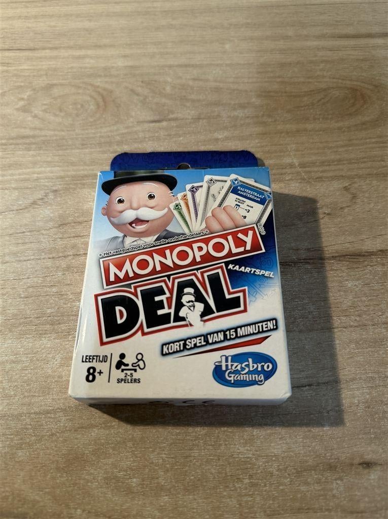 monopoly deal kaartspel - s6434, Hobby en Vrije tijd, Gezelschapsspellen | Bordspellen, Verzenden, Zo goed als nieuw