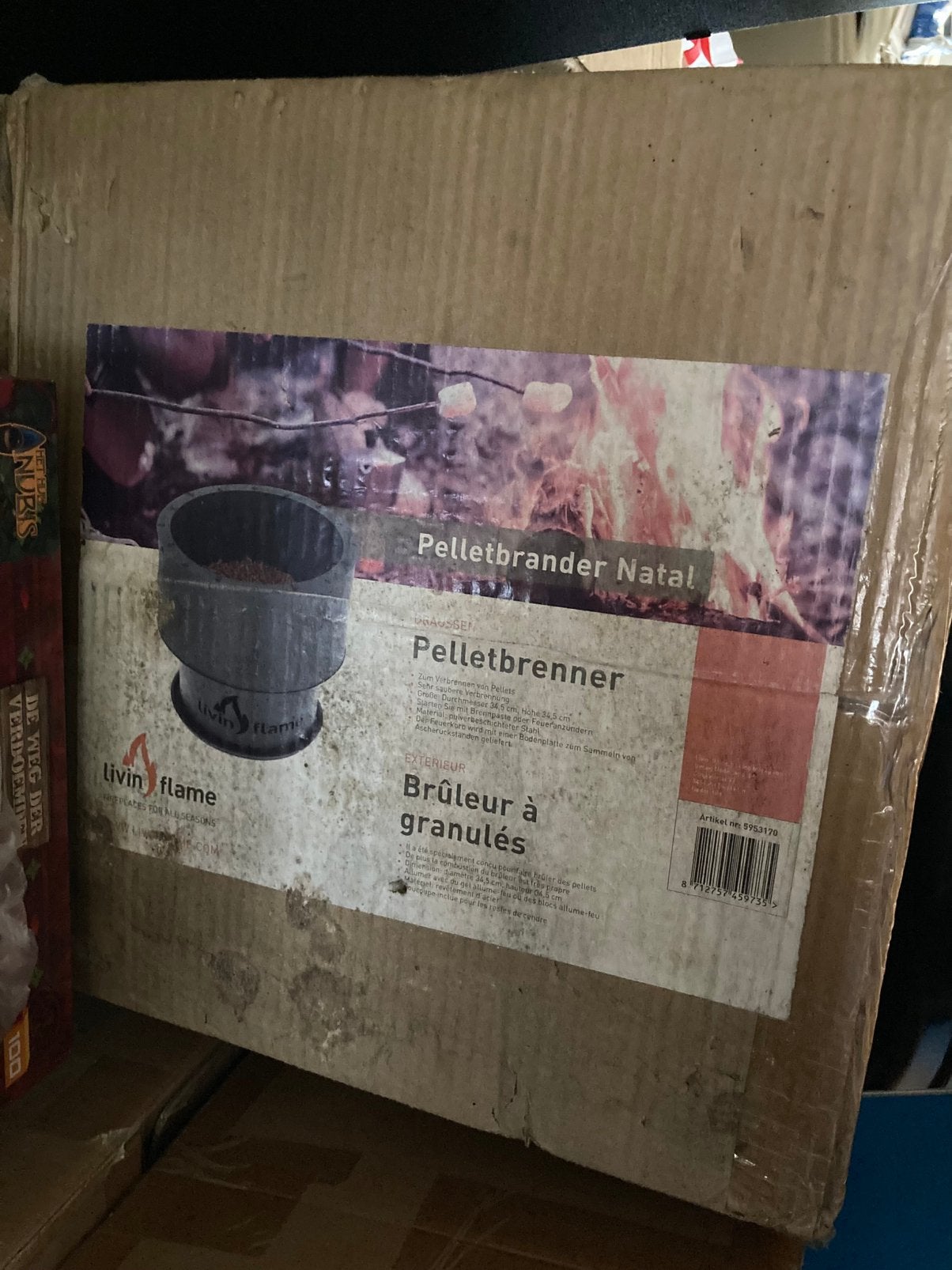 Palletbrander, Ophalen, Overige brandstoffen, Zo goed als nieuw, Pelletkachel