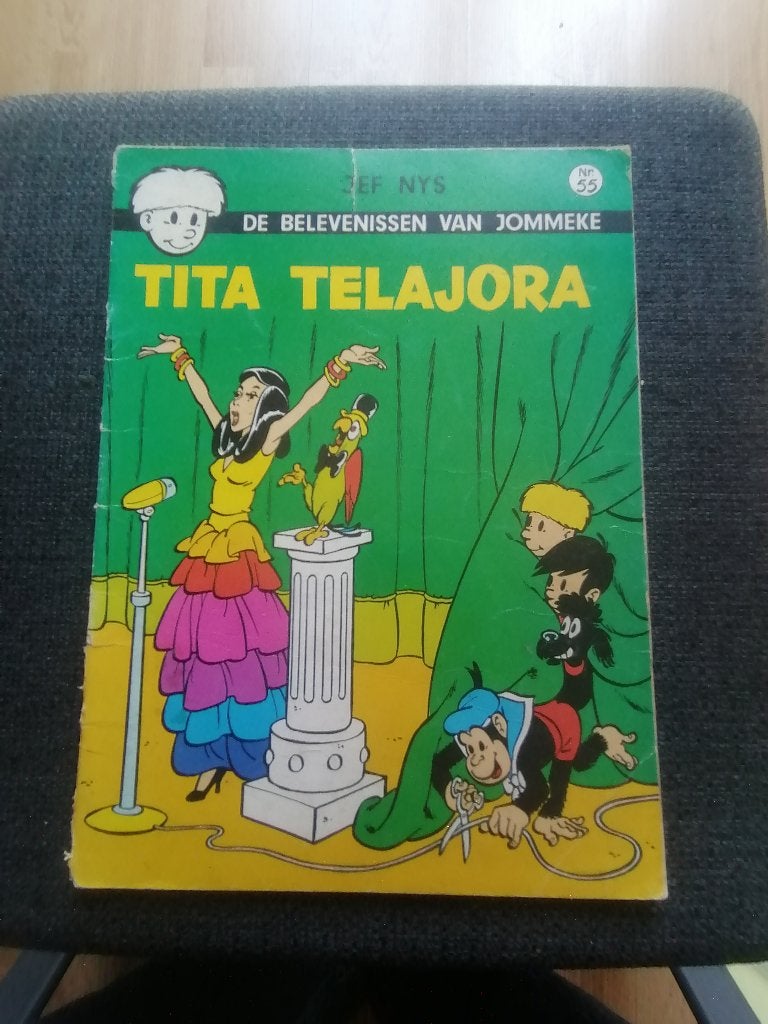 Jommeke album nr.55: Tita Telajora (aantal: 4), Boeken, Jef Nys., Meerdere stripboeken, Ophalen, Gelezen