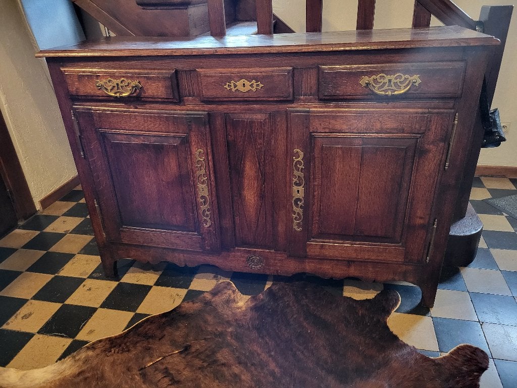 Antieke eiken kast/dressoir, Antiek en Kunst, Antiek | Meubels | Kasten, Ophalen