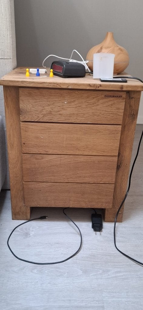 nachtkastje, Ophalen, Hout