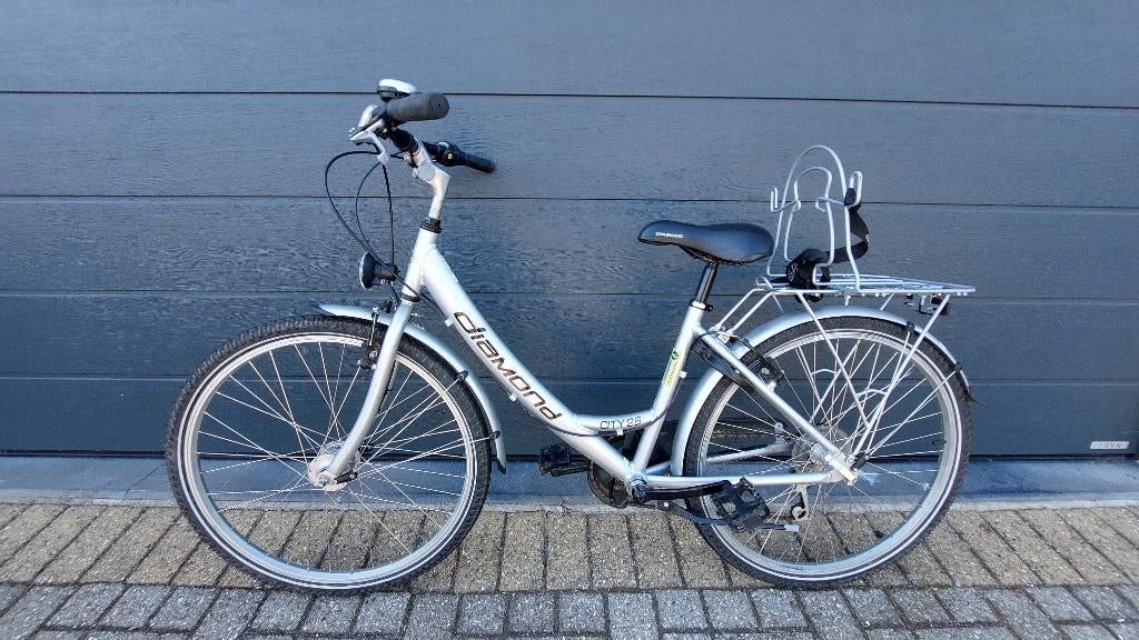 Tiener meisjes fiets, Fietsen en Brommers, Ophalen, 24 inch, Diamond City26, Velgrem