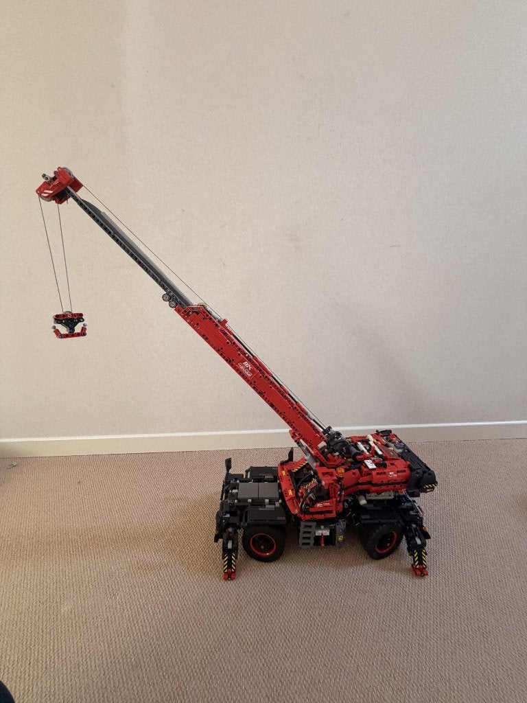LEGO Technic 42082 Grue tout-terrain, Lego, Ensemble complet, Comme neuf, Enlèvement