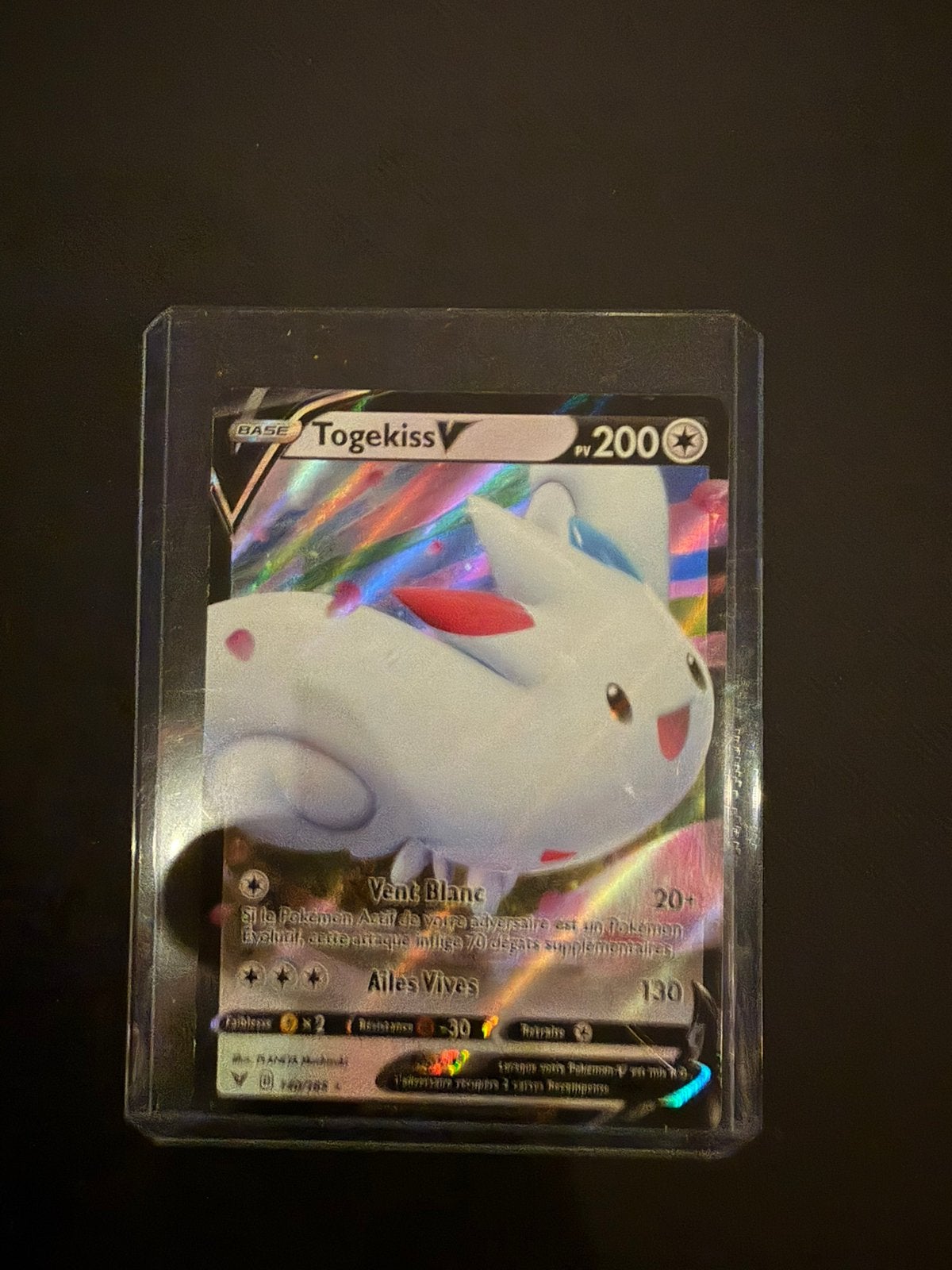 Carte Pokémon Togekiss V FR (Voltage Éclatant 140/185), Enlèvement ou Envoi, Neuf, Cartes en vrac, Foil