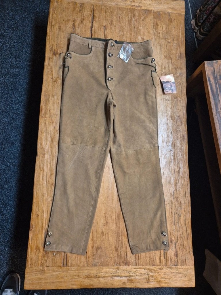 Heren lederhosen lang, Enlèvement ou Envoi, Comme neuf, Autres tailles, Landhaus