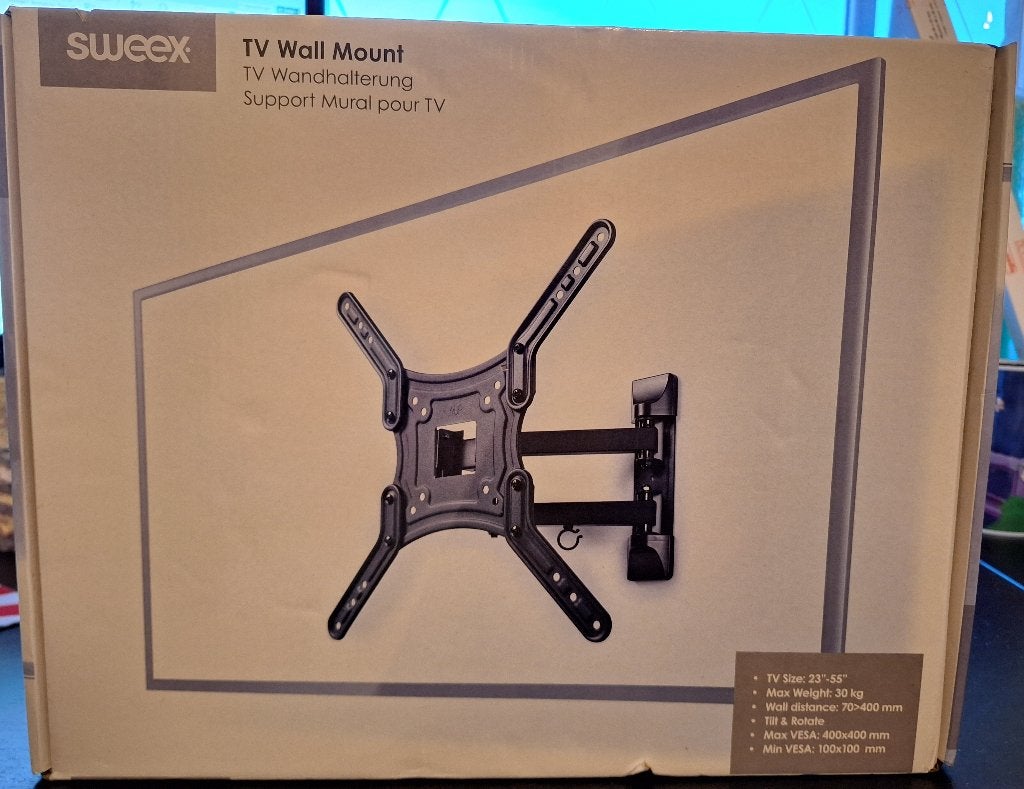 Sweex tv beugel (wall mount), Audio, Tv en Foto, Televisiebeugels, Ophalen of Verzenden, Nieuw
