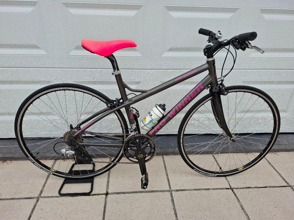 racefiets dames, Ophalen