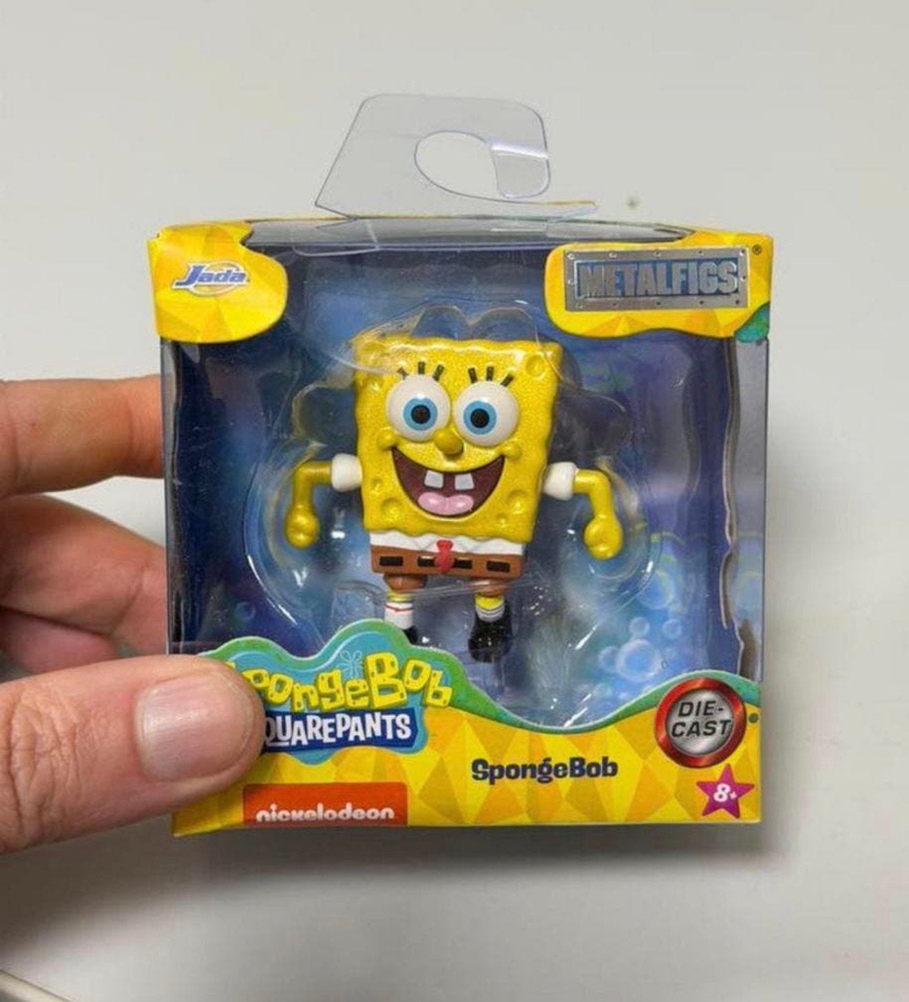 Figurine moulée SpongeBob SquarePants Metalfigs, nouvelle, Collections, Enlèvement ou Envoi, Neuf, Statue, Réplique ou Modèle
