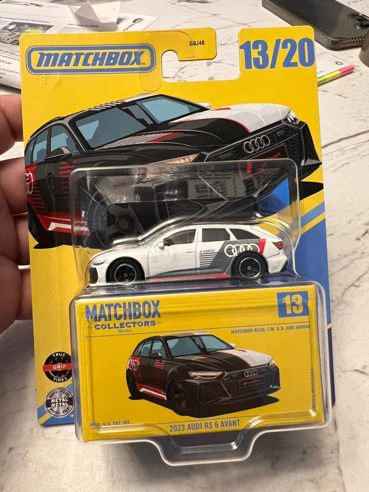 Matchbox superfast audi rs6 avant, Ophalen of Verzenden, Zo goed als nieuw