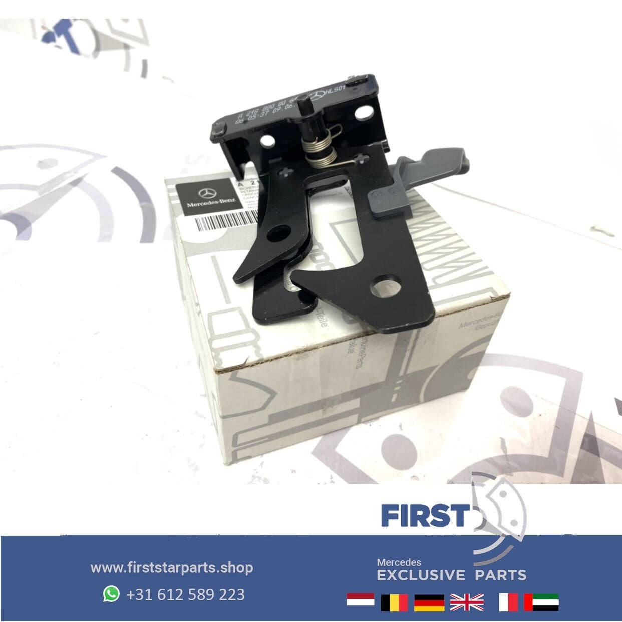 W205 C205 MOTORKAPSLOT VERGRENDELING Mercedes C KLASSE 2014-, Utilisé, -, -, Enlèvement ou Envoi